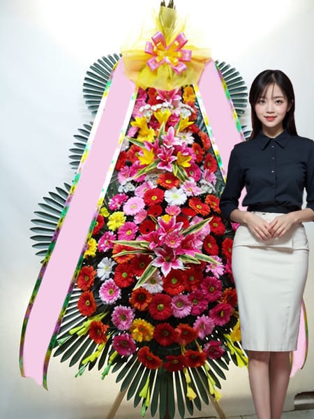 하우스 오브 더라움 3단화환 고급형